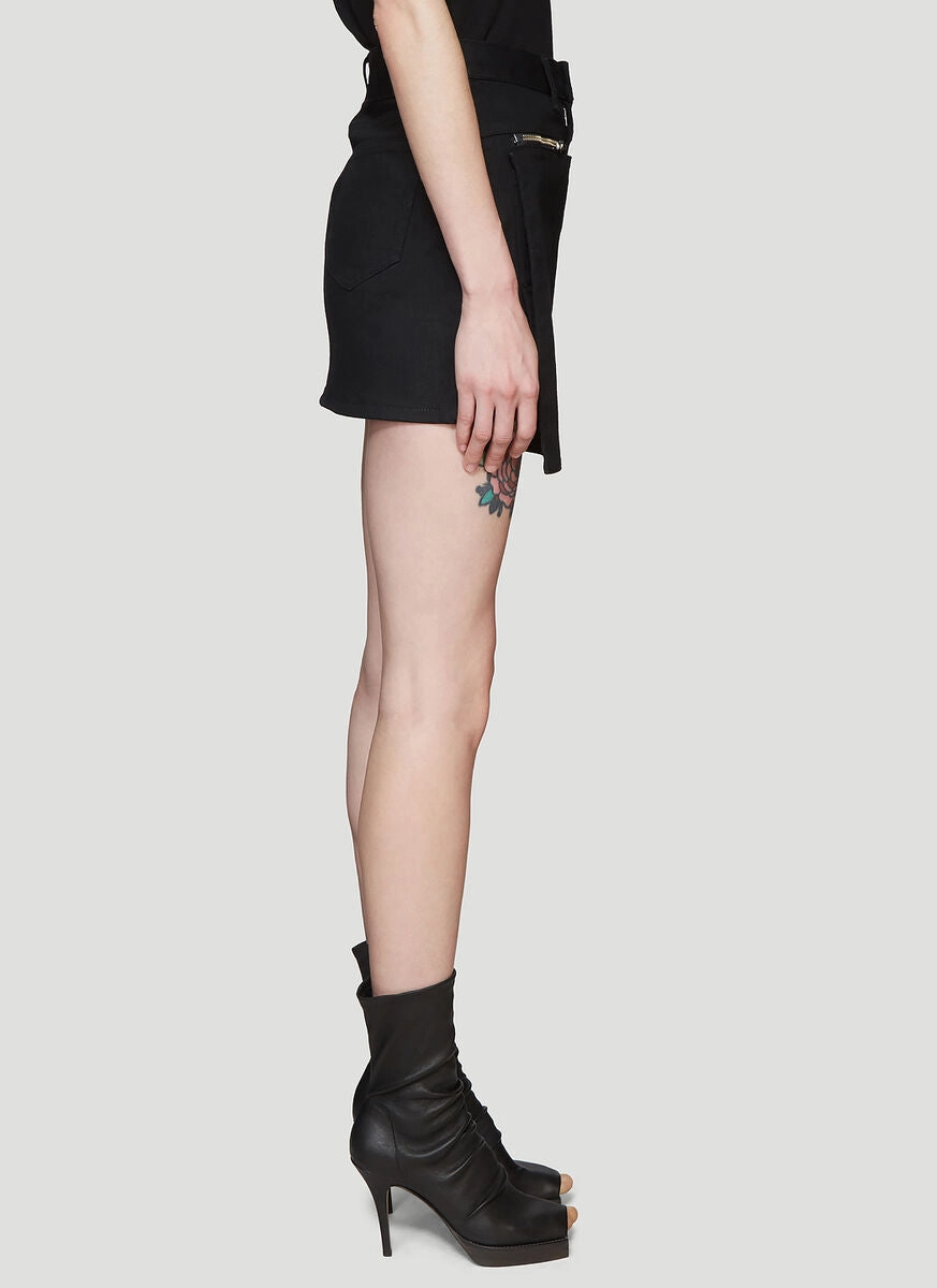 1017 ALYX 9SM Flap Detail Denim Mini Skirt