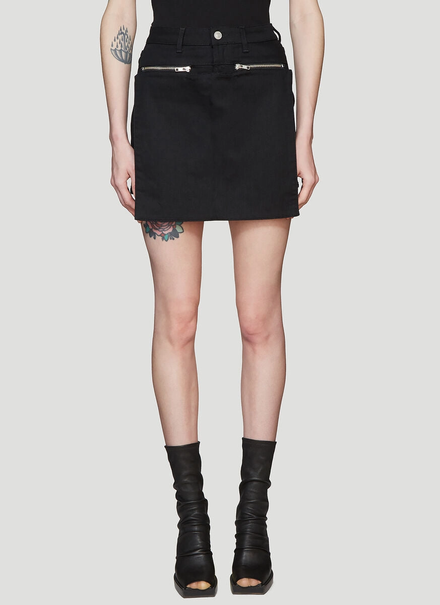 1017 ALYX 9SM Flap Detail Denim Mini Skirt
