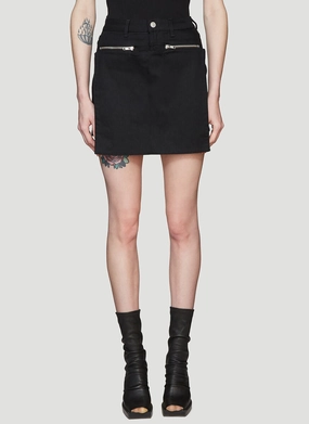 1017 ALYX 9SM Flap Detail Denim Mini Skirt