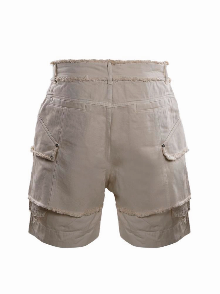 1017 ALYX 9SM Frayed-Hem Denim Shorts