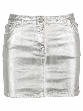 1017 ALYX 9SM Metallic Effect Denim Mini Skirt