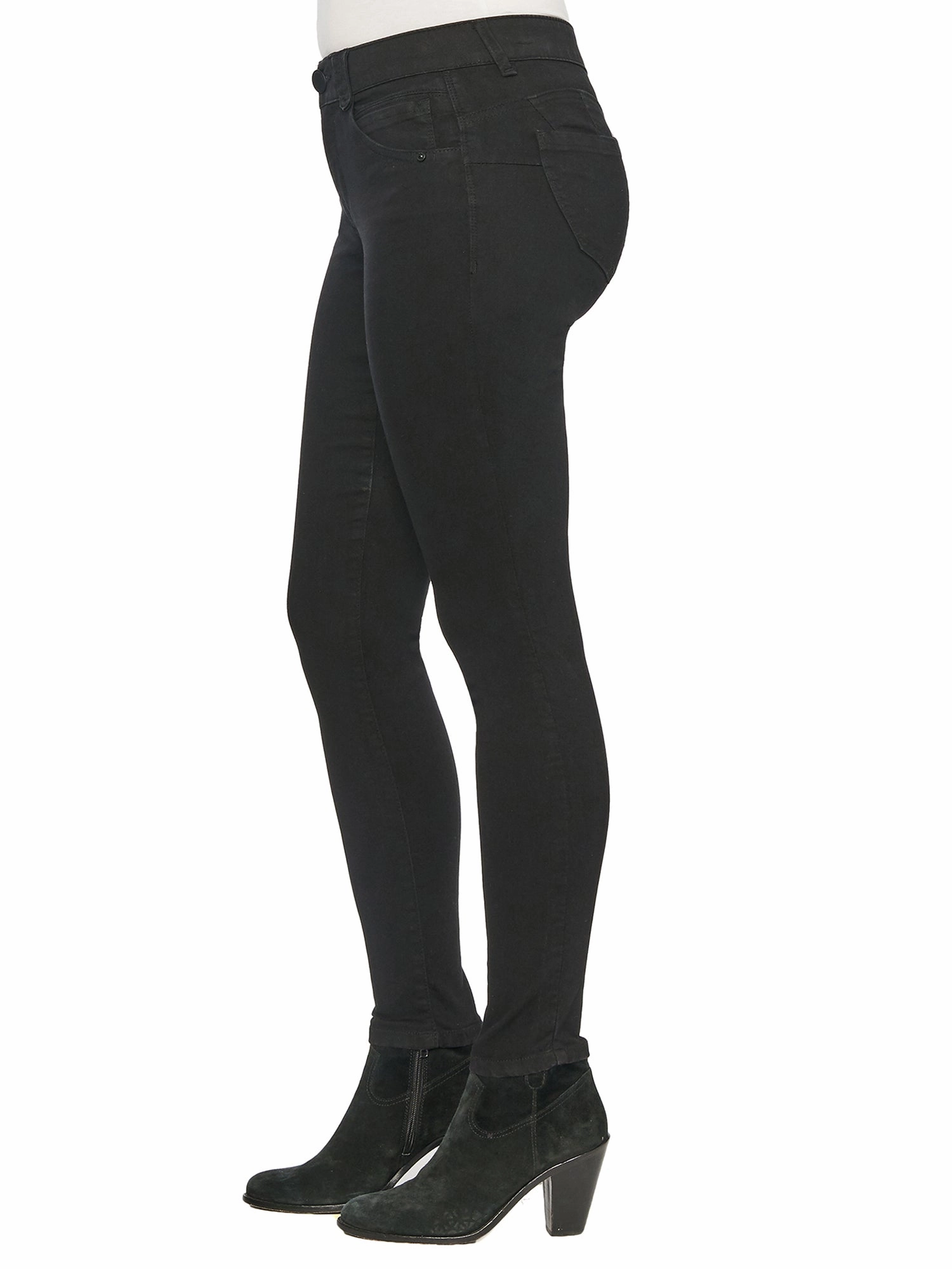 32" "Ab"solution® Booty Lift Long Jeans Black Jegging