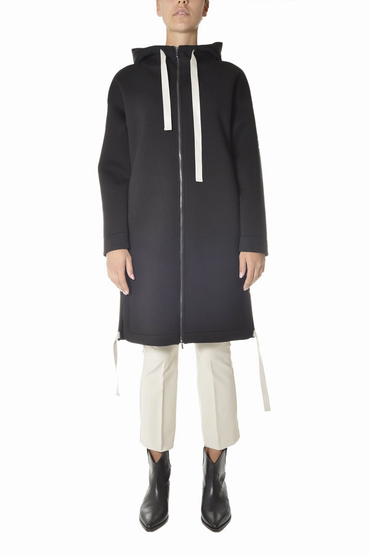 'S Max Mara Adesso Zipped Hooded Coat