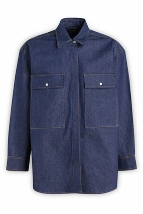 Amiri Long-Sleeved Buttoned Denim Shirt