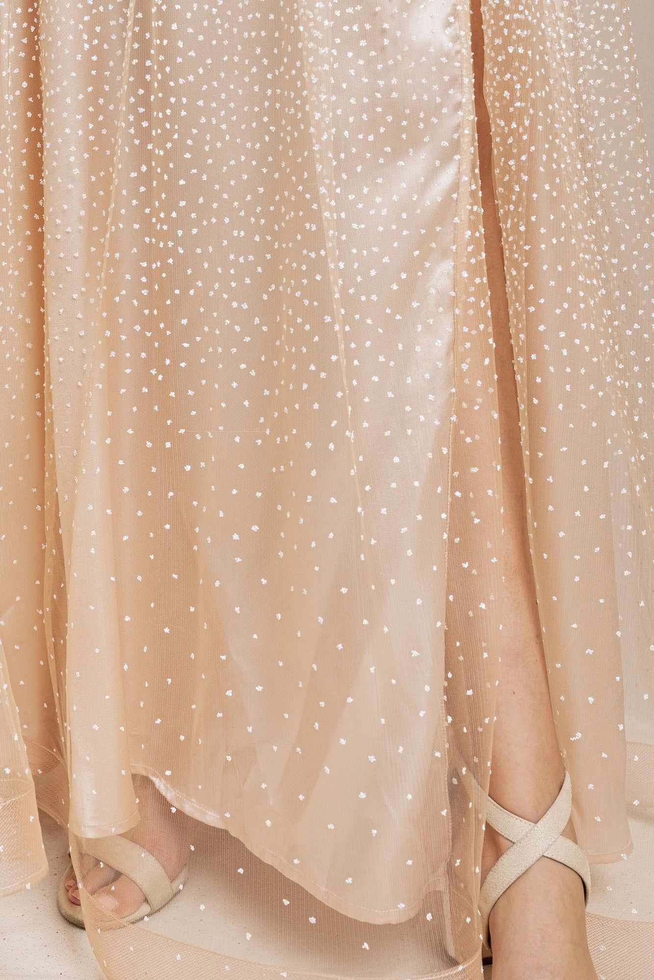 Angelique Dress Diamond Champagne