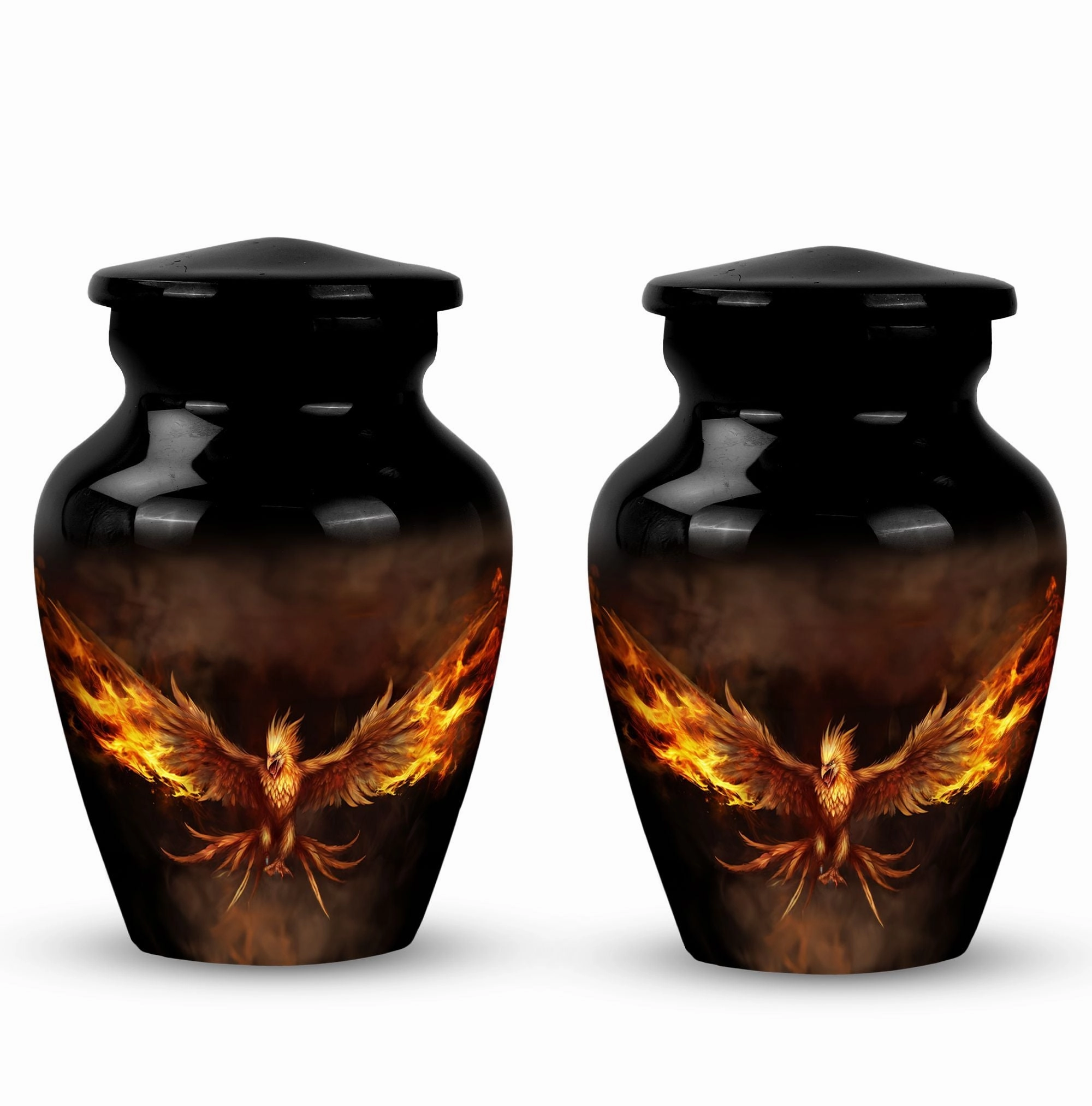 Angry Phoenix Bird Cremation Urn For Storing Cremated Ashes