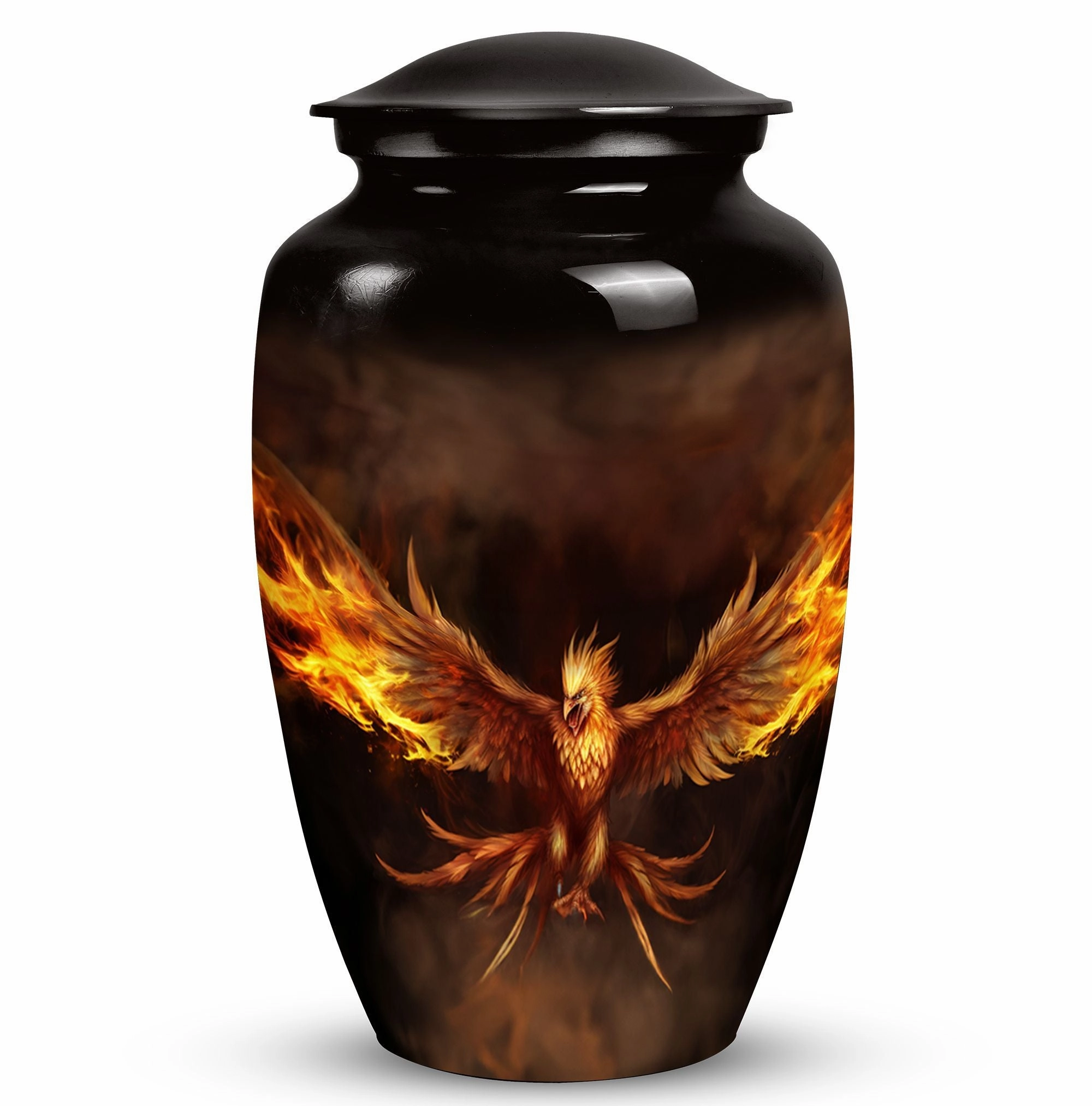 Angry Phoenix Bird Cremation Urn For Storing Cremated Ashes