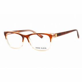 Anne Klein Men's Eyeglasses - Honey Blush Cat Eye Full Rim Plastic Frame | AK5068 726