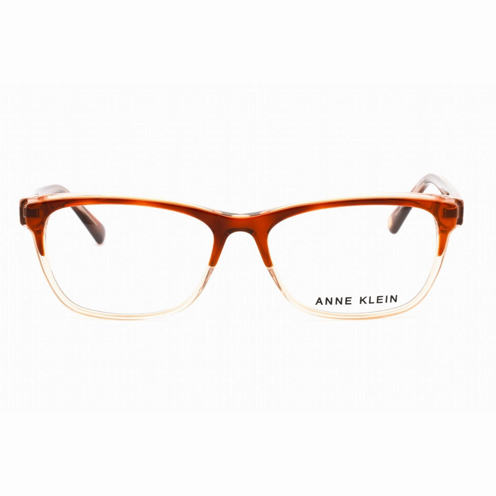 Anne Klein Men's Eyeglasses - Honey Blush Cat Eye Full Rim Plastic Frame | AK5068 726