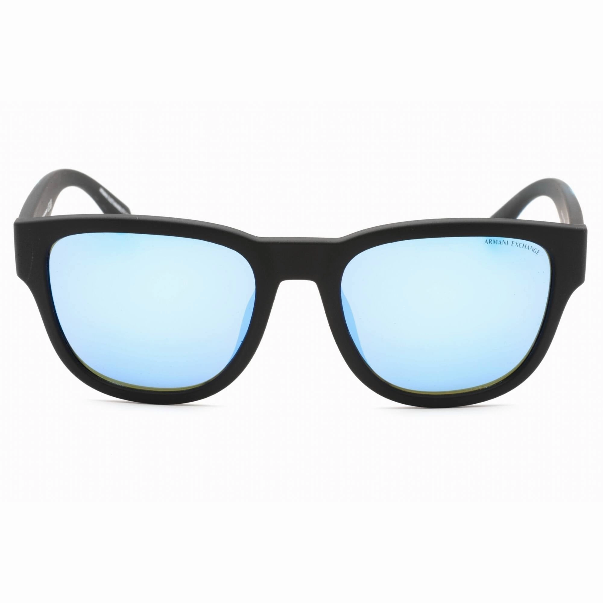 Armani Exchange Men's Sunglasses - Matte Black Square Plastic Frame | 0AX4115SU 832525