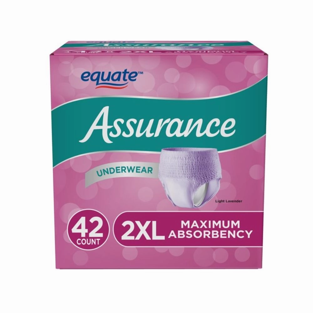 Assurance 10006814 Women's Maximum Incontinence Underwear, XXL 42 count