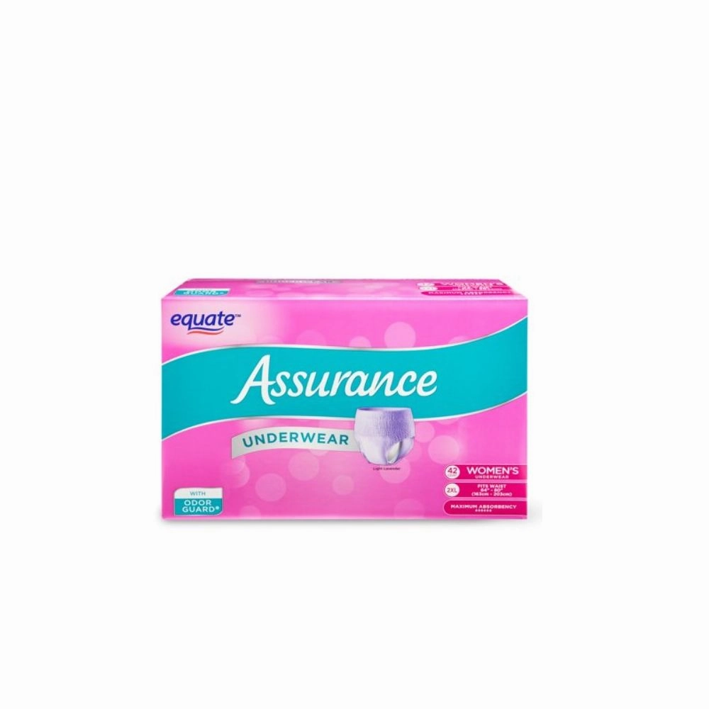 Assurance 10006814 Women's Maximum Incontinence Underwear, XXL 42 count