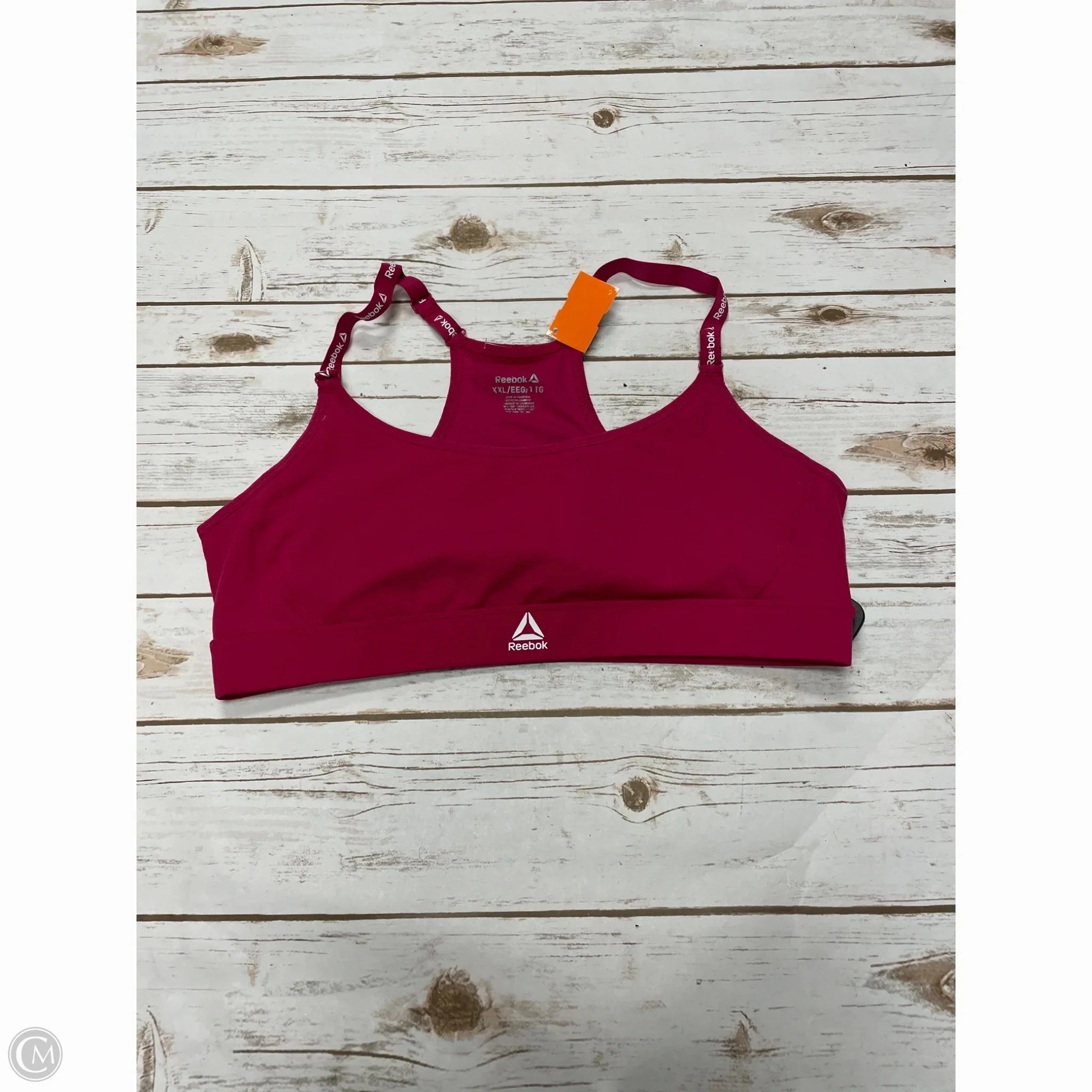 Athletic Bra By Reebok In Pink. Size: Xxl