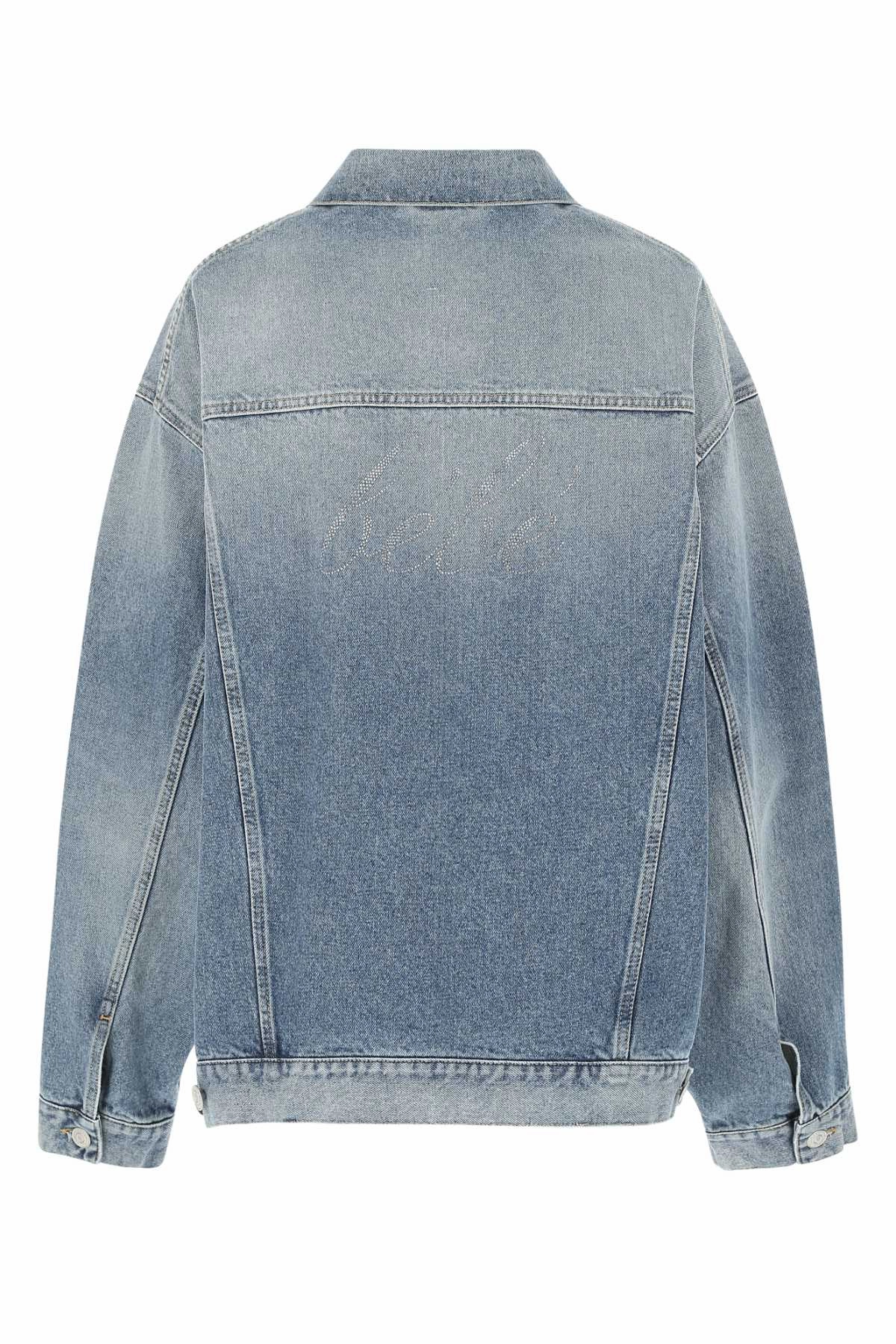 Balenciaga Strass Large Fit Denim Jacket
