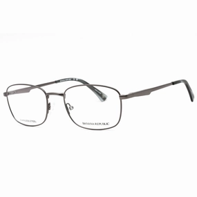 Banana Republic Men's Eyeglasses - Matte Grey Rectangular Metal Frame | Roy 0RIW 00