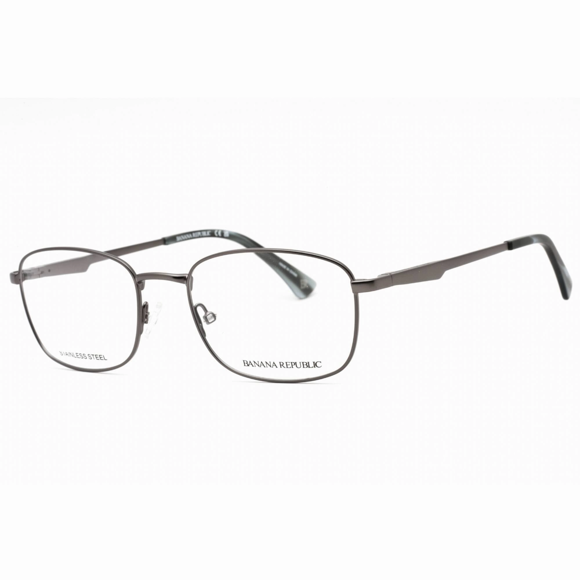 Banana Republic Men's Eyeglasses - Matte Grey Rectangular Metal Frame | Roy 0RIW 00