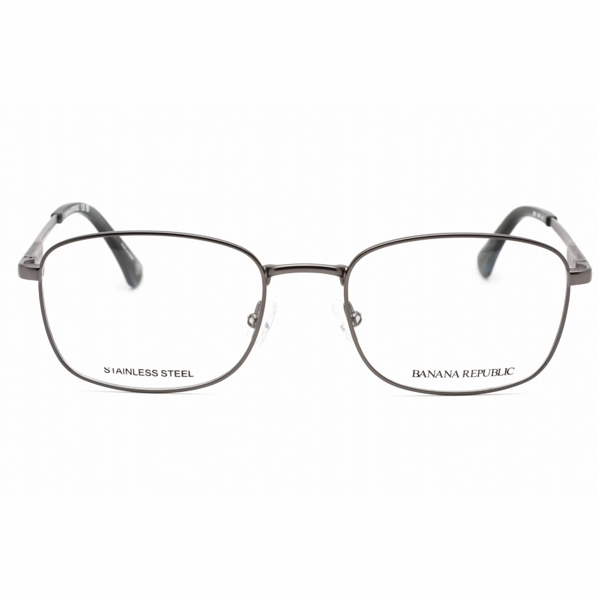Banana Republic Men's Eyeglasses - Matte Grey Rectangular Metal Frame | Roy 0RIW 00