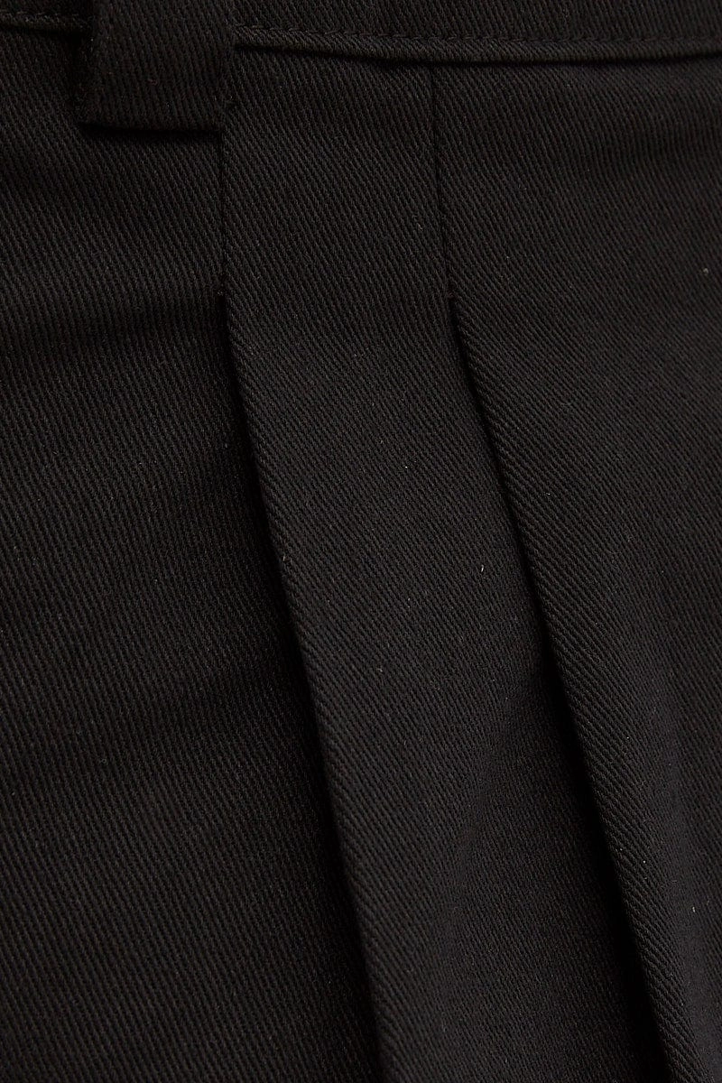 Black Mini Skirt Low Rise