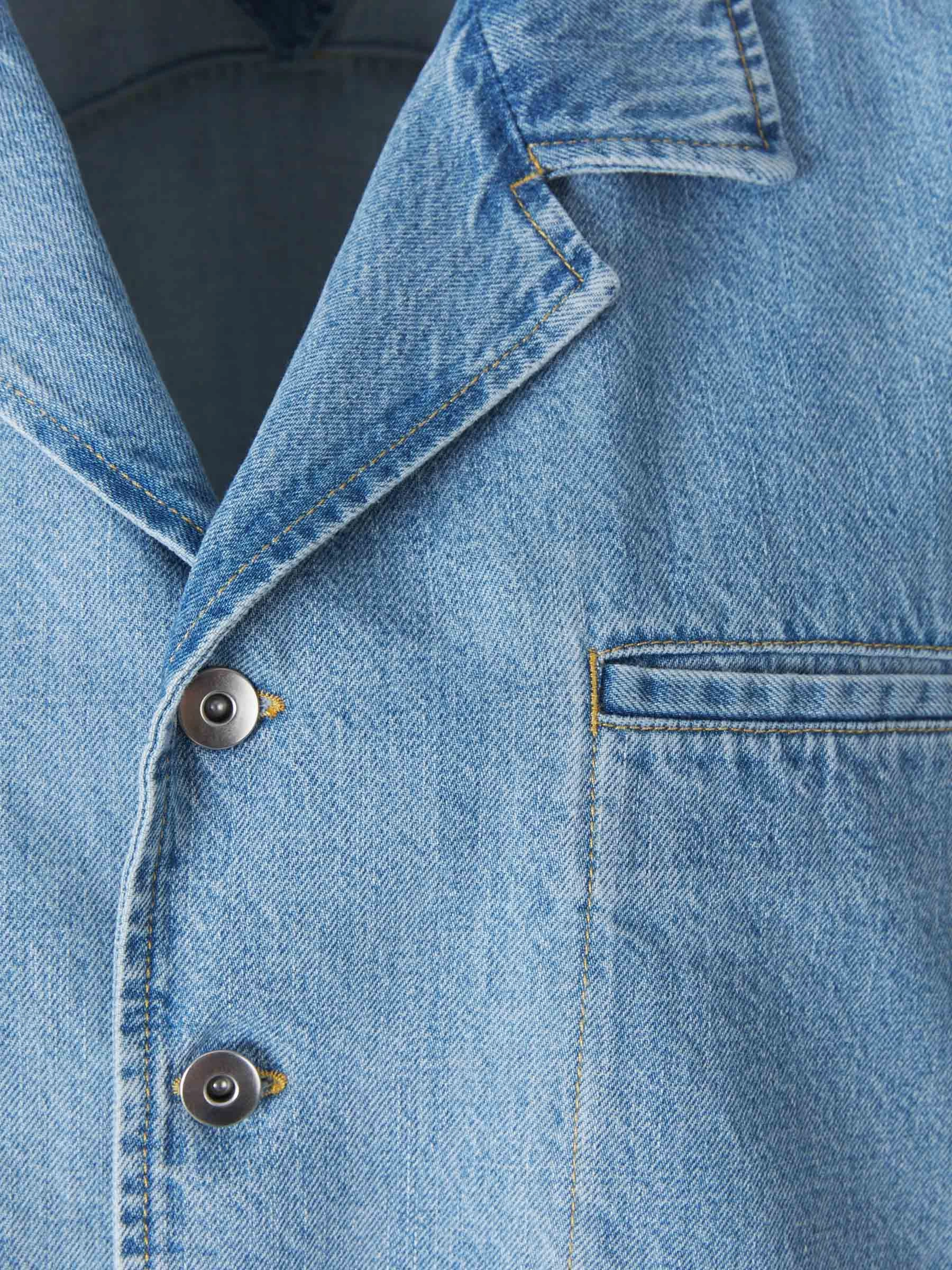 Bottega Veneta Cropped Denim Shirt