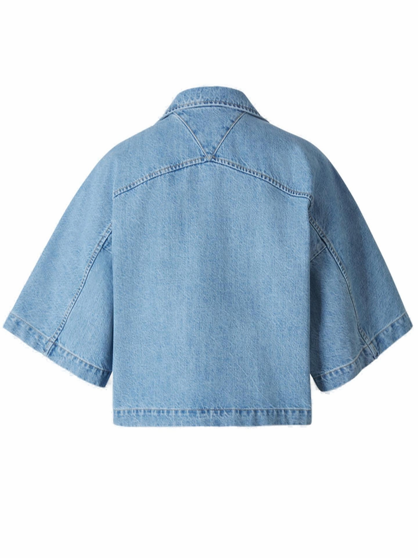 Bottega Veneta Cropped Denim Shirt