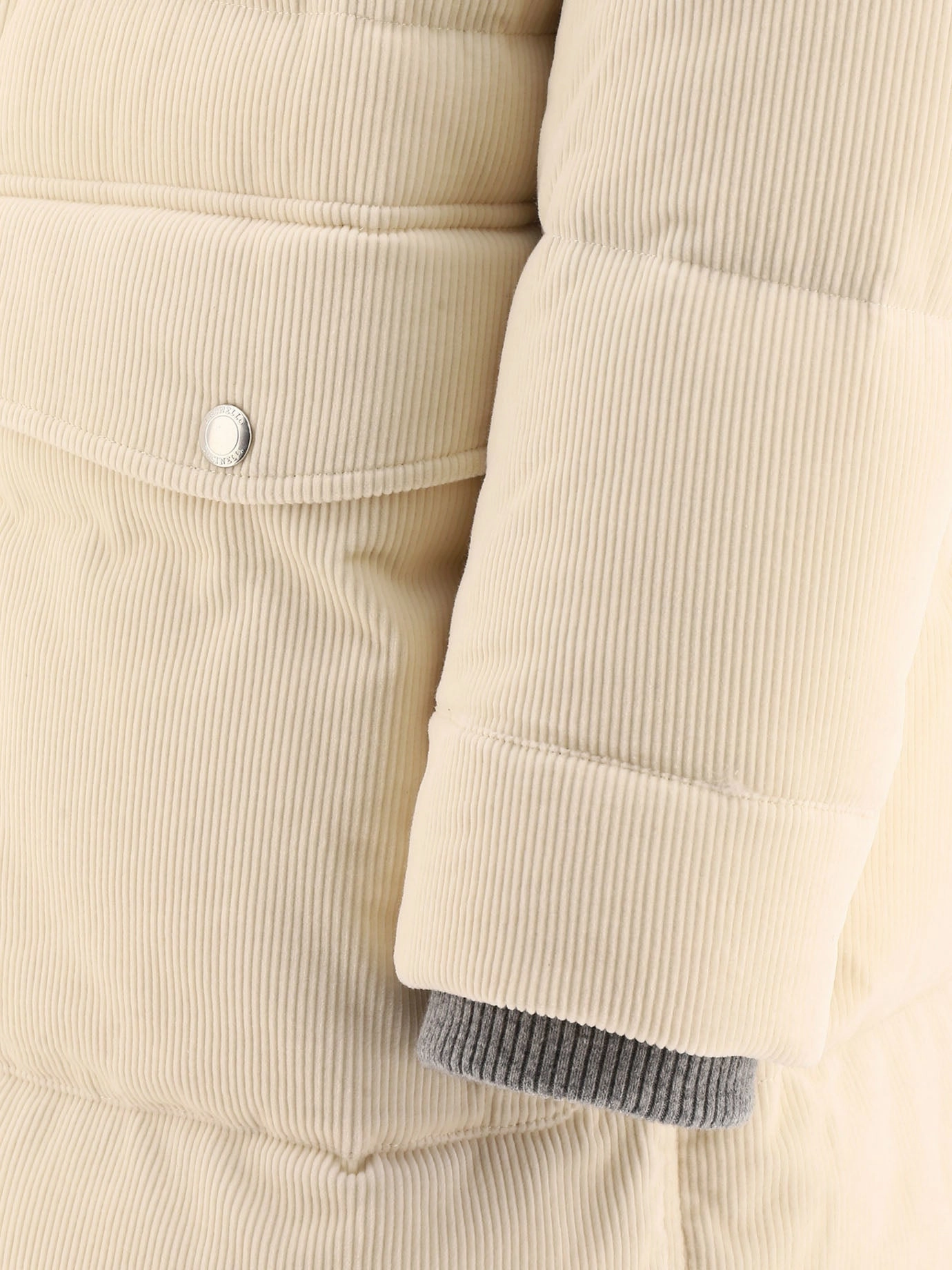 Brunello Cucinelli Zip-Up Hooded Padded Coat