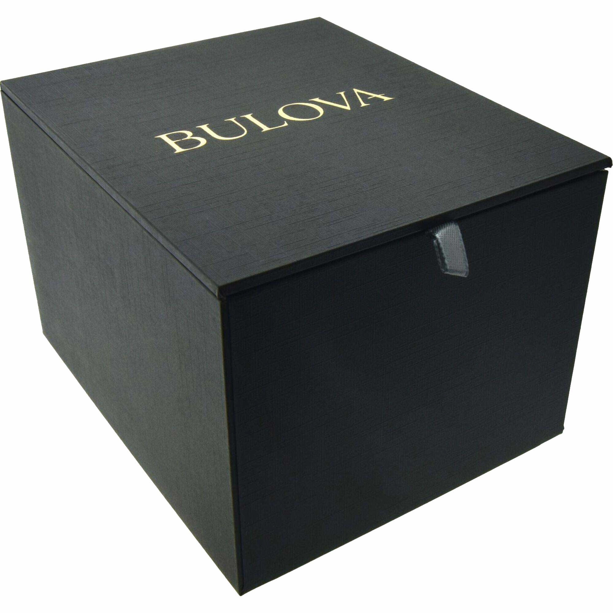 Bulova Men's Chronograph Watch - Maquina Dark Grey and Black Dial Blue Strap | 98B380