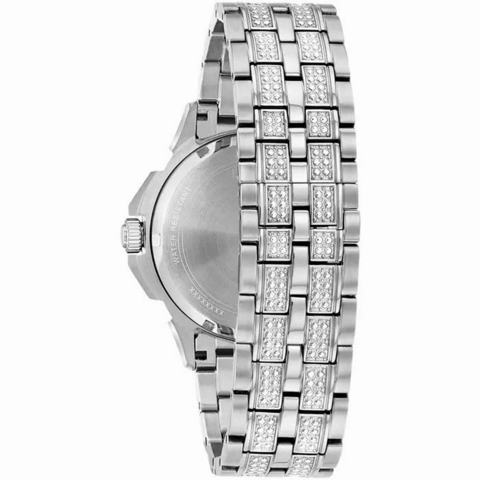 Bulova Men's Watch - Octava Quartz Silver Tone Dial Stainless Steel Bracelet | 96C134