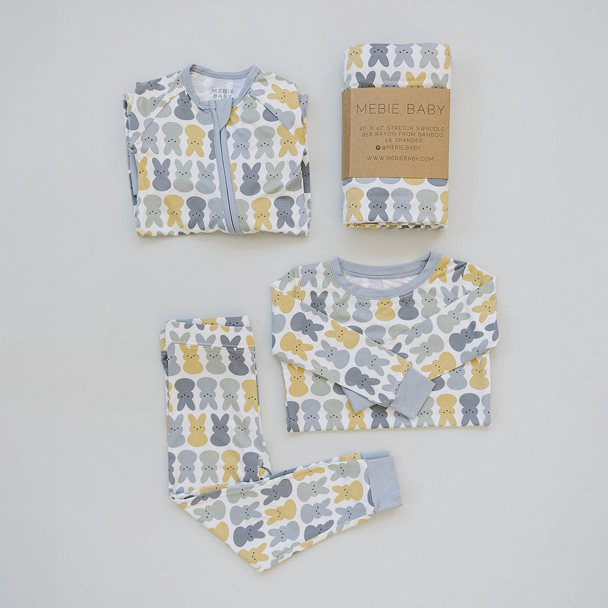 Bunny Bamboo Stretch Swaddle Blanket