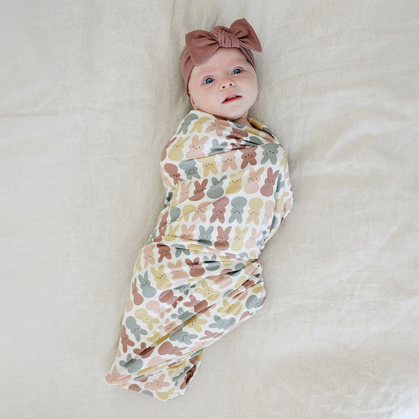 Bunny Bamboo Stretch Swaddle Blanket