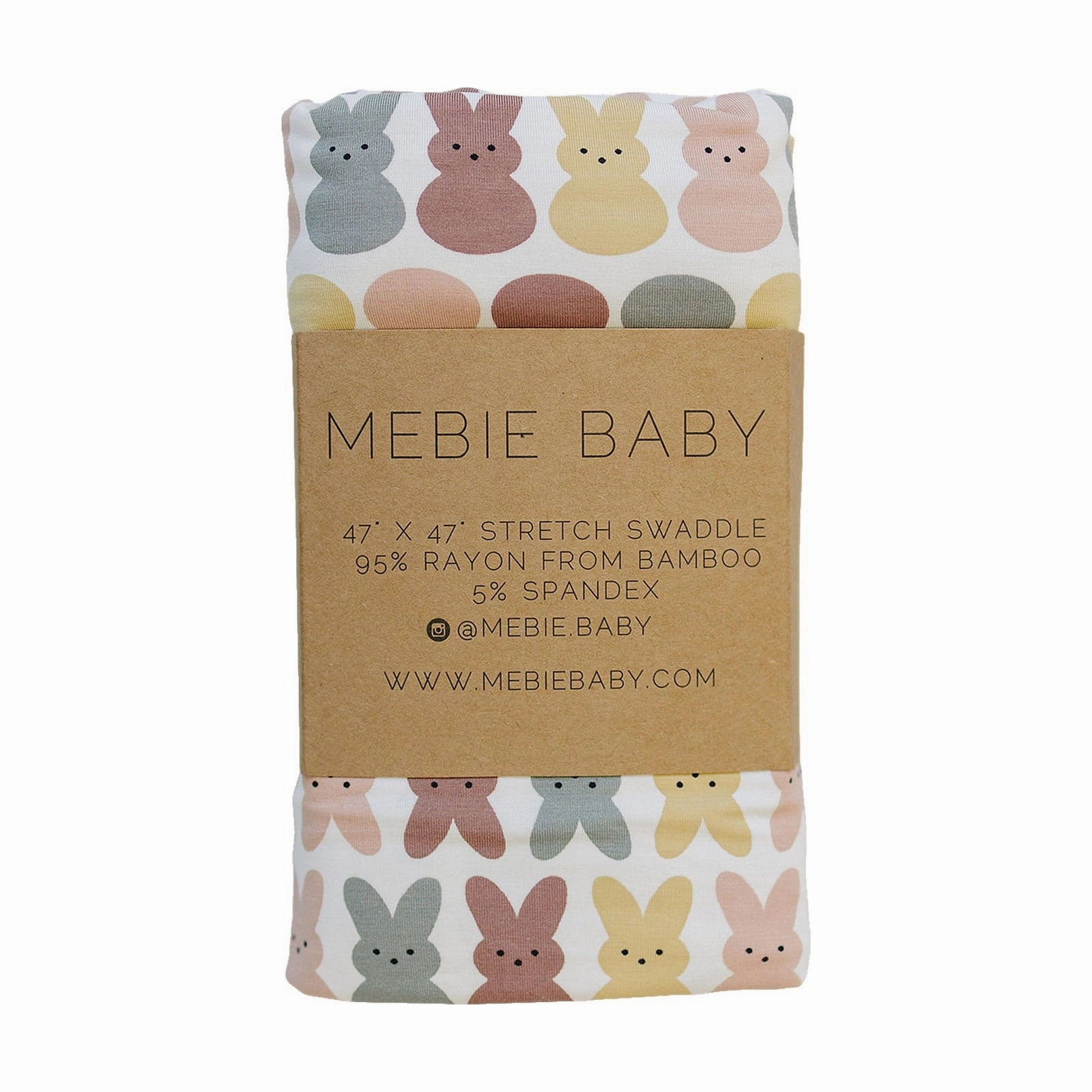 Bunny Bamboo Stretch Swaddle Blanket