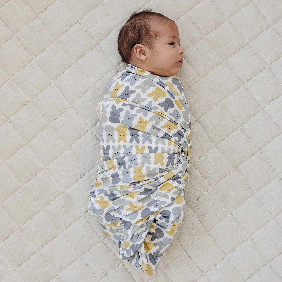 Bunny Bamboo Stretch Swaddle Blanket