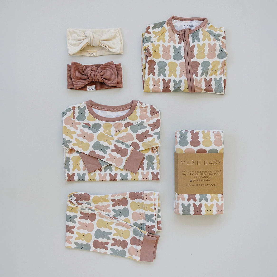Bunny Bamboo Stretch Swaddle Blanket