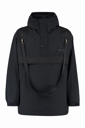 Burberry Logo Printed Hooded Jacket