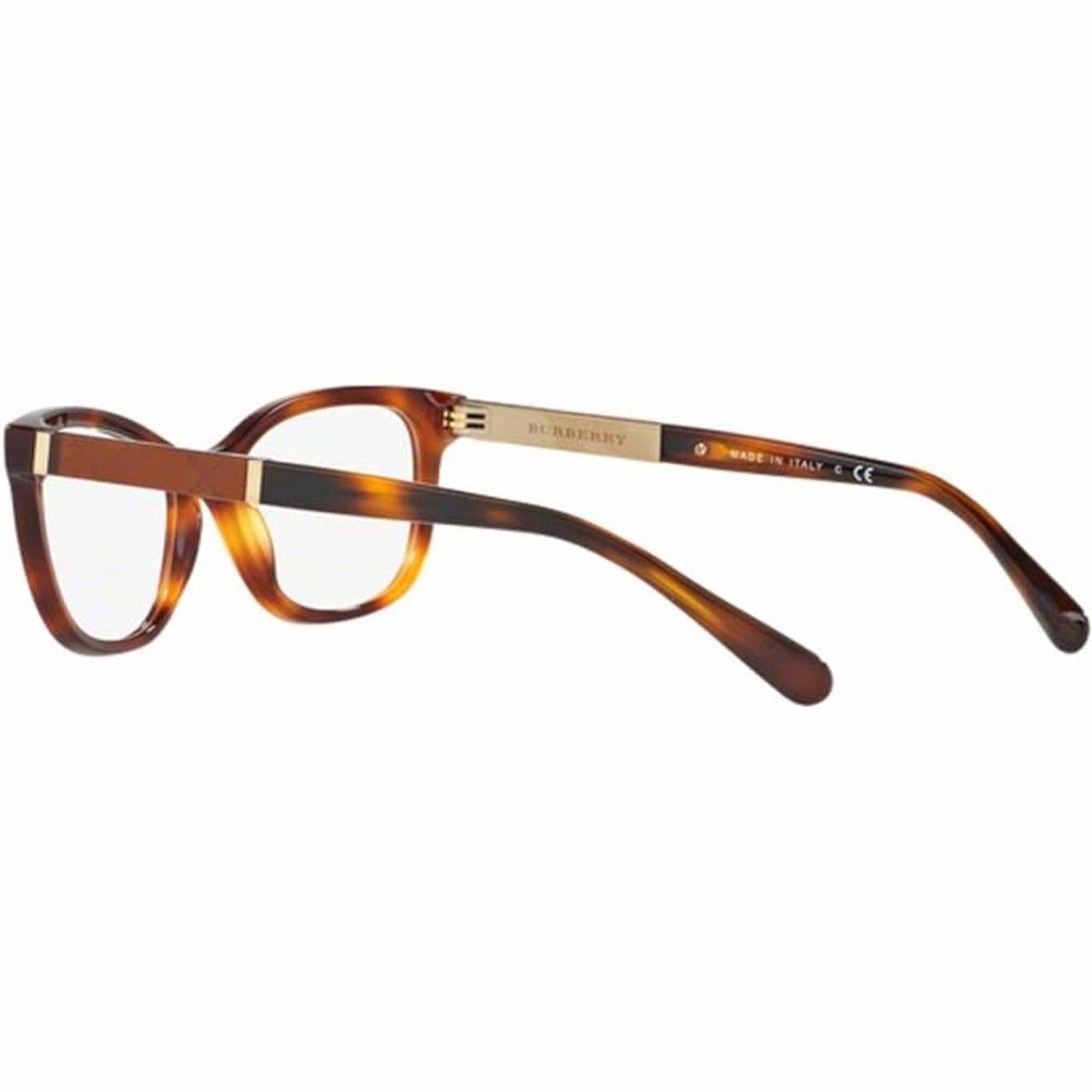 Burberry Women's Eyeglasses - Light Havana Cat Eye Frame | BURBERRY 0BE2232 3316