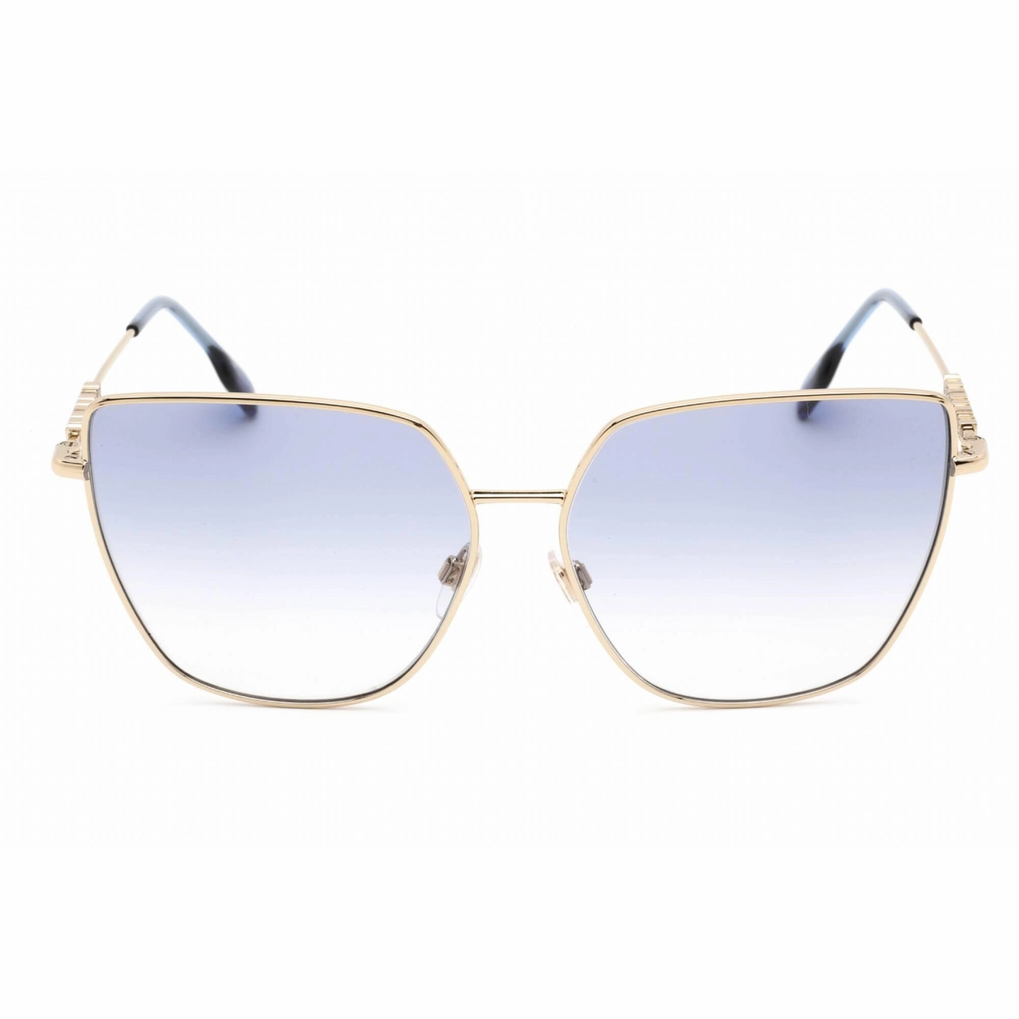 Burberry Women's Sunglasses - Blue Lens Light Gold Cat Eye Frame | 0BE3143 110979