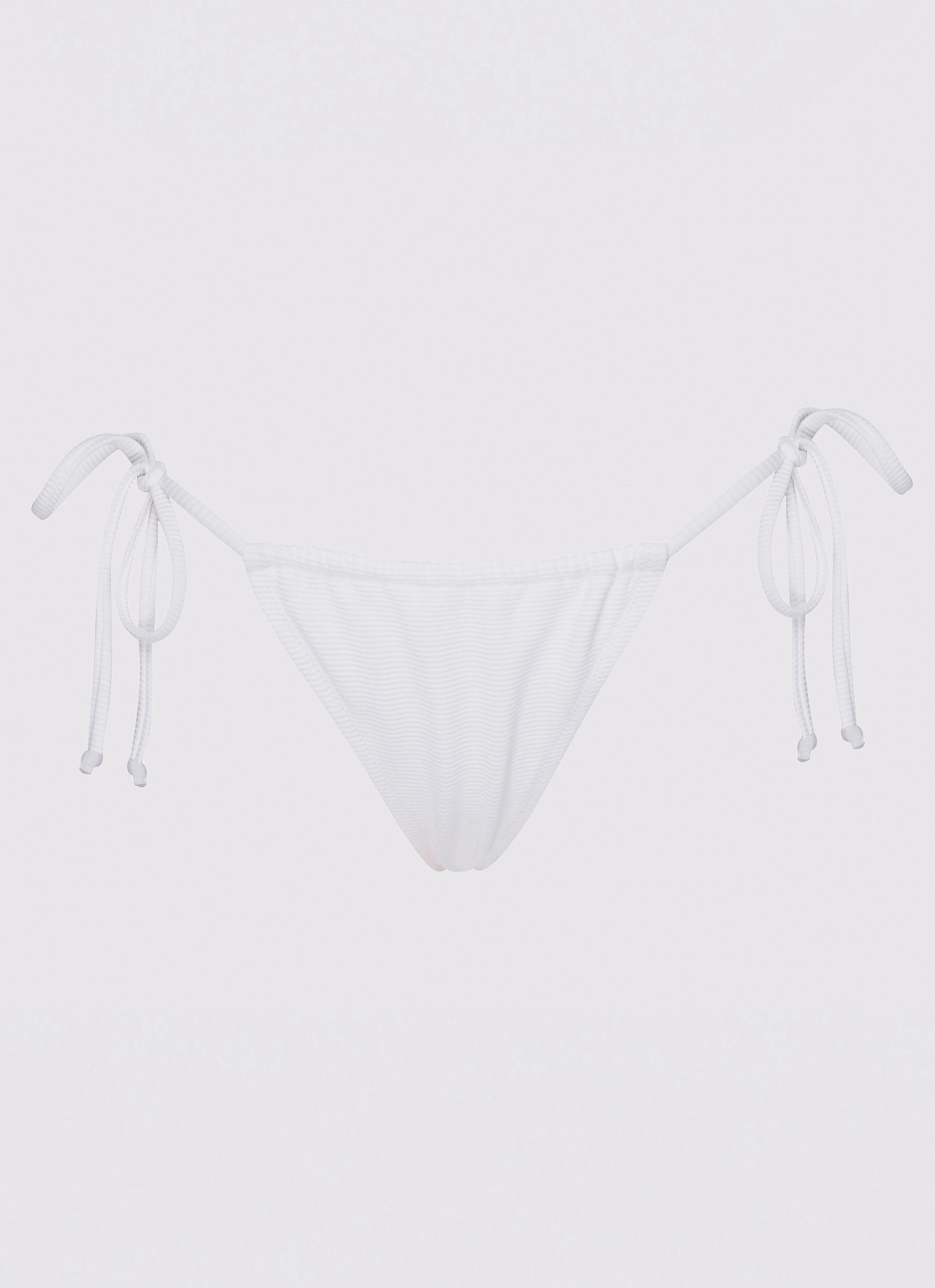 Calista Bikini Bottoms - White