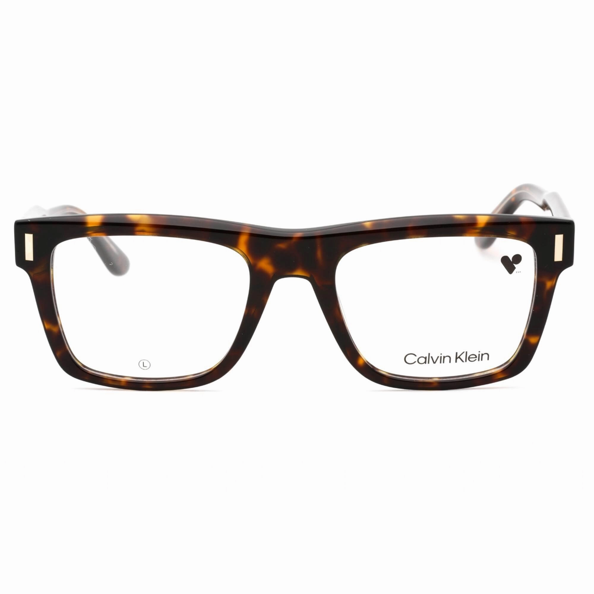 Calvin Klein Men's Eyeglasses - Dark Havana Full Rim Rectangular Frame | CK23519 237