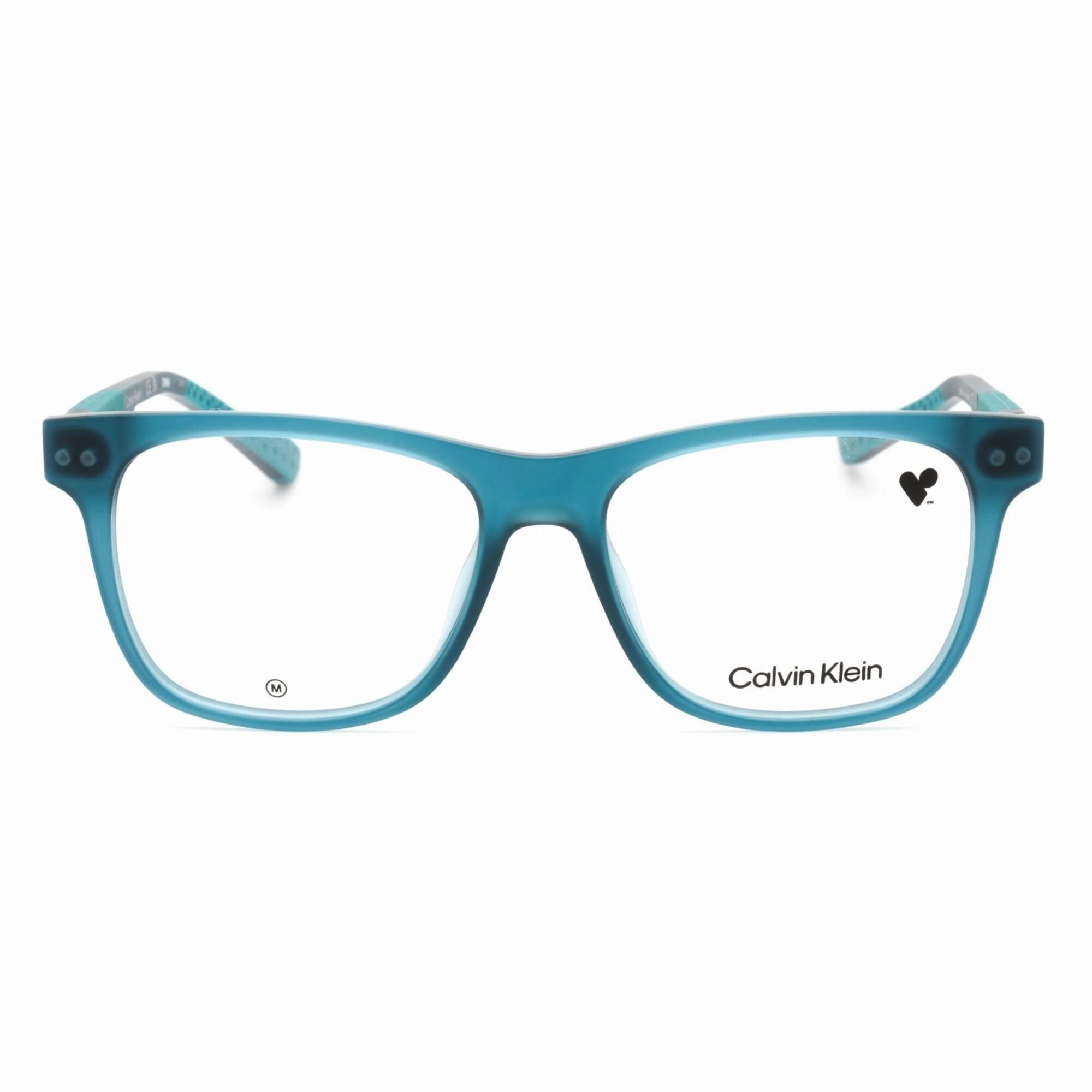Calvin Klein Men's Eyeglasses - Petrol Rectangular Frame Clear Lens | CK23521 431