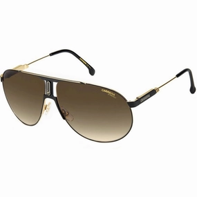 Carrera Men's Sunglasses - Black Gold Metal Aviator Frame | PANAMERIKA 65/S 02M2 HA