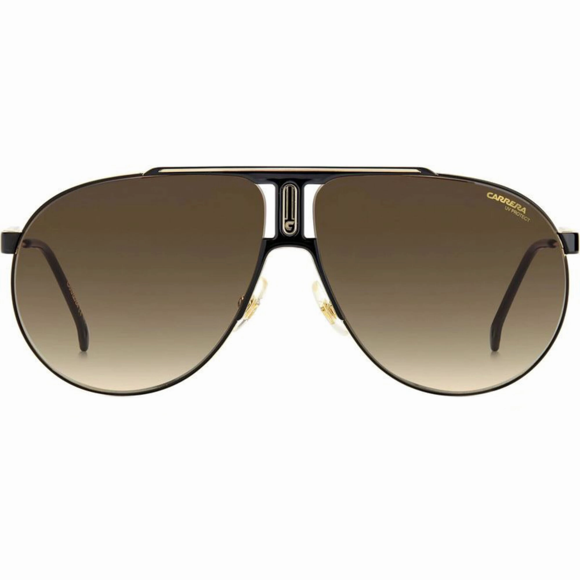 Carrera Men's Sunglasses - Black Gold Metal Aviator Frame | PANAMERIKA 65/S 02M2 HA