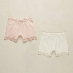 Cartwheel Shorts - Ivory / Blush