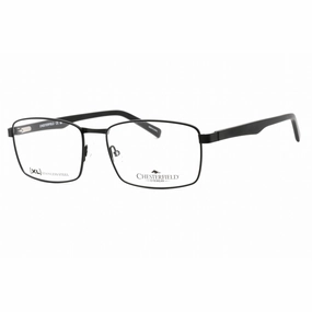 Chesterfield Men's Eyeglasses - Matte Black Metal Full Rim Frame | CH 93XL 0003 00