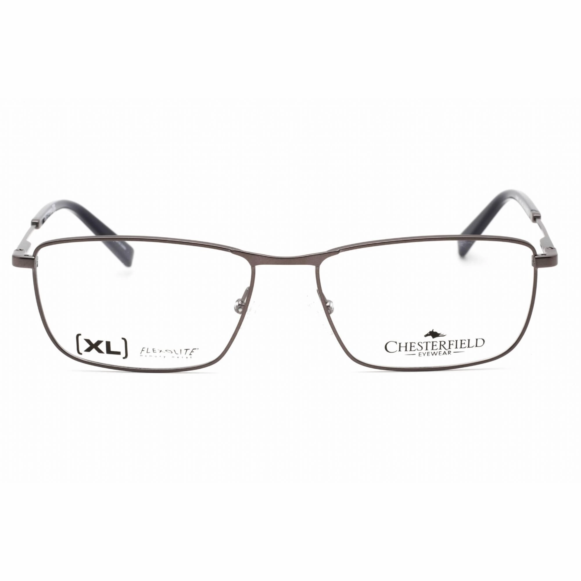 Chesterfield Men's Eyeglasses - Silver Full Rim Frame Clear Lens | CH 80XL 0YB7 00