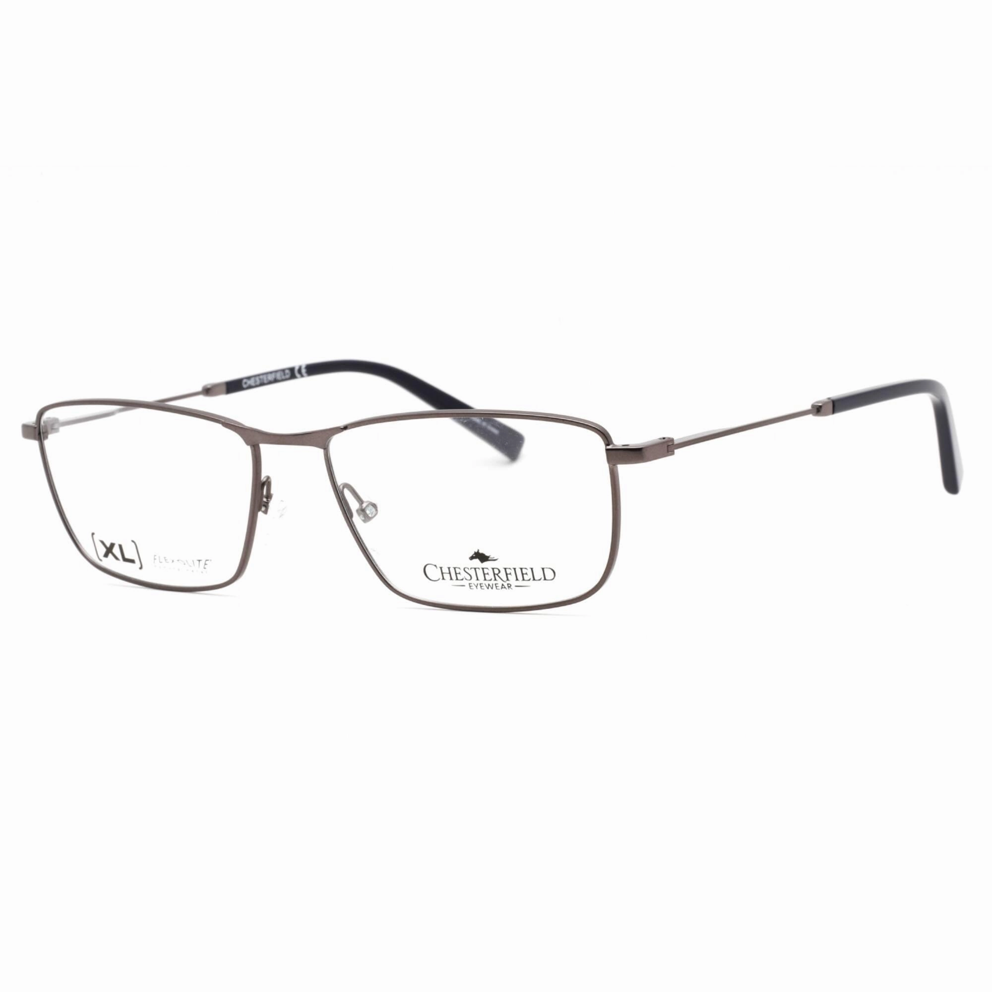 Chesterfield Men's Eyeglasses - Silver Full Rim Frame Clear Lens | CH 80XL 0YB7 00