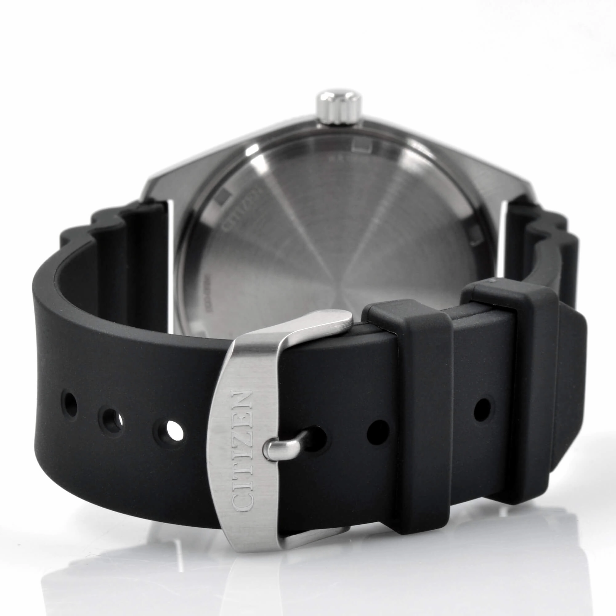 Citizen Men's Watch - Eco-Drive Turquoise Dial Black Polyurethane Strap | AW1760-14X