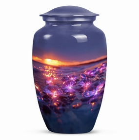 Classic Diamond Cremation Urn – A Commemorative Tribute