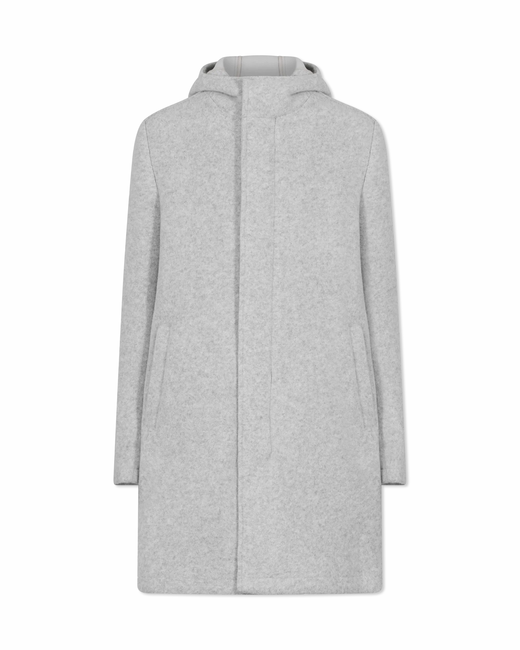 Cohesion Hooded Wool Baize Coat