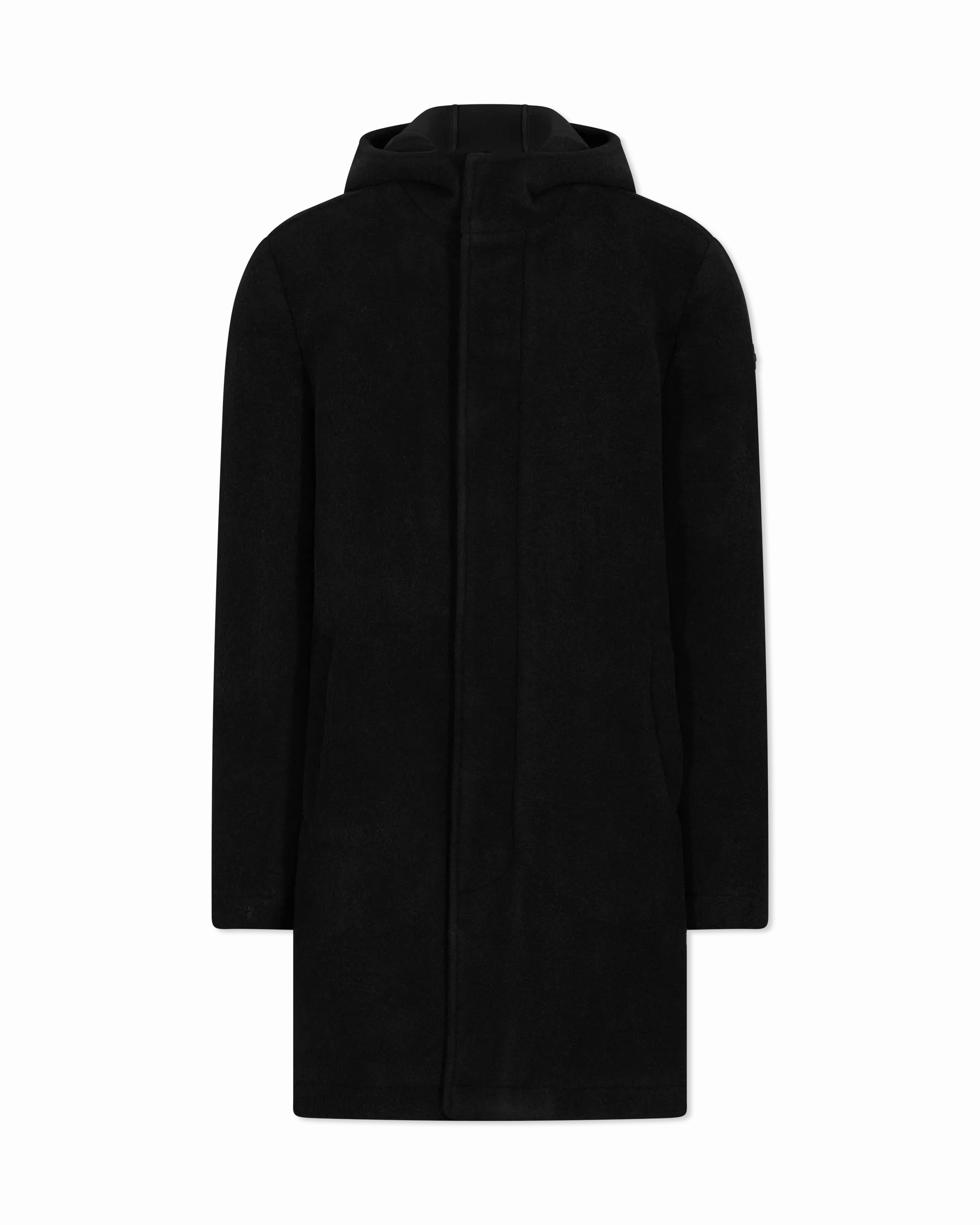 Cohesion Hooded Wool Baize Coat