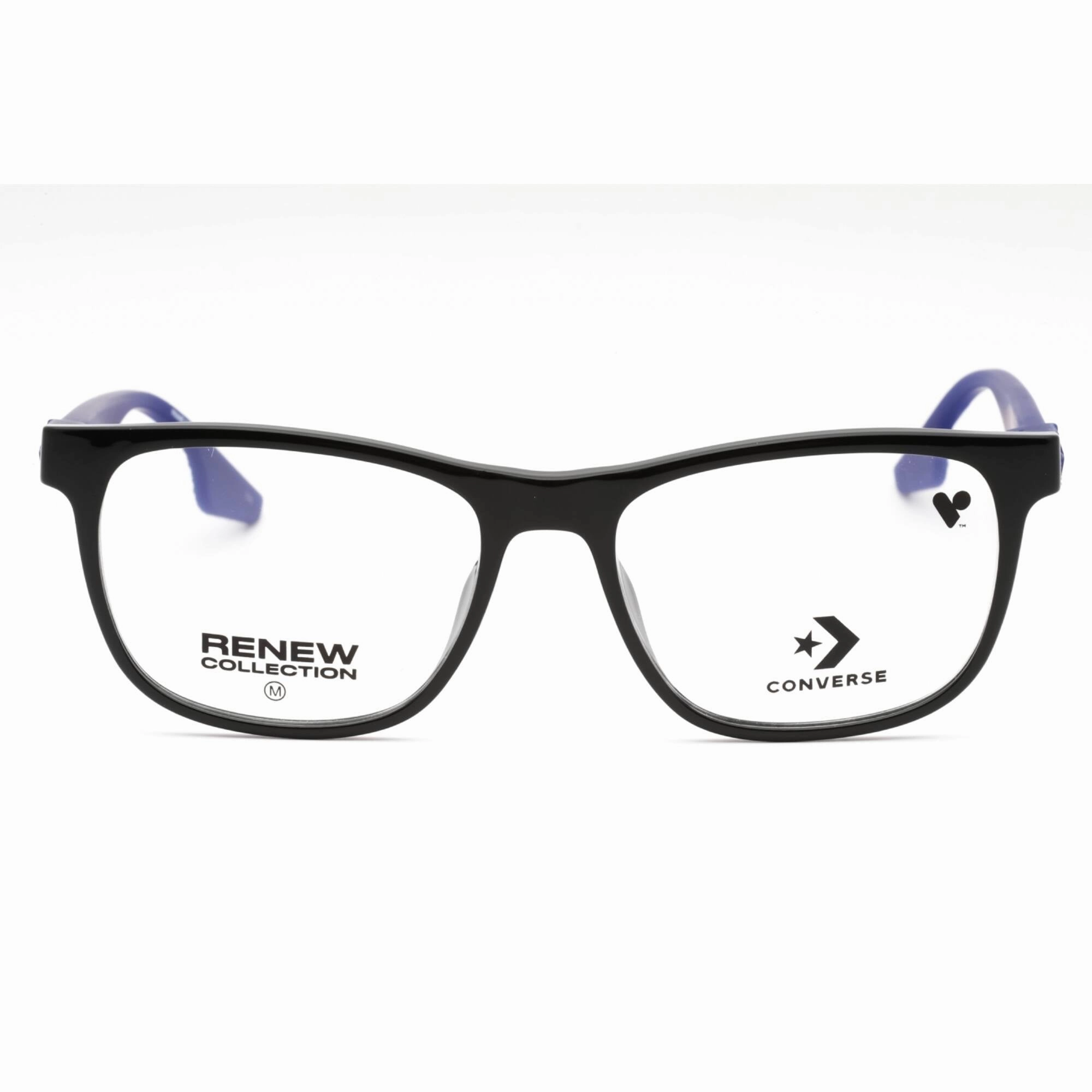 Converse Men's Eyeglasses - Black/Converse Blue Rectangular Full Rim | CV5077 002