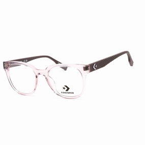 Converse Women's Eyeglasses - Crystal Himalayan Salt Plastic Rectangular | CV5032 531